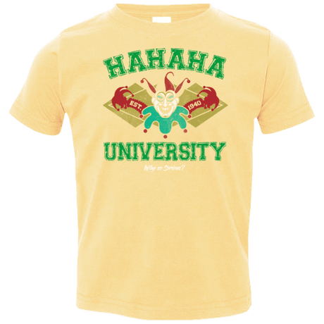 T-Shirts Butter / 2T Hahaha University Toddler Premium T-Shirt