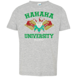 T-Shirts Heather / 2T Hahaha University Toddler Premium T-Shirt