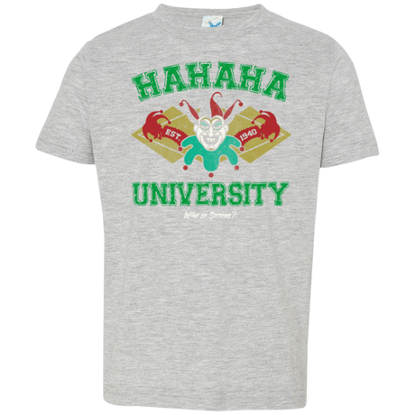 T-Shirts Heather / 2T Hahaha University Toddler Premium T-Shirt