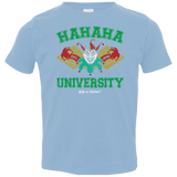 T-Shirts Light Blue / 2T Hahaha University Toddler Premium T-Shirt