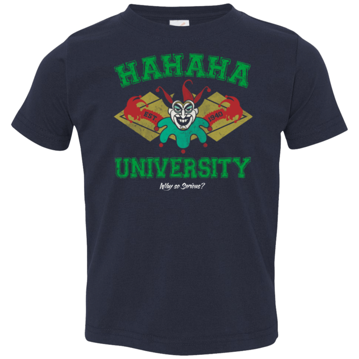 T-Shirts Navy / 2T Hahaha University Toddler Premium T-Shirt
