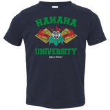 T-Shirts Navy / 2T Hahaha University Toddler Premium T-Shirt