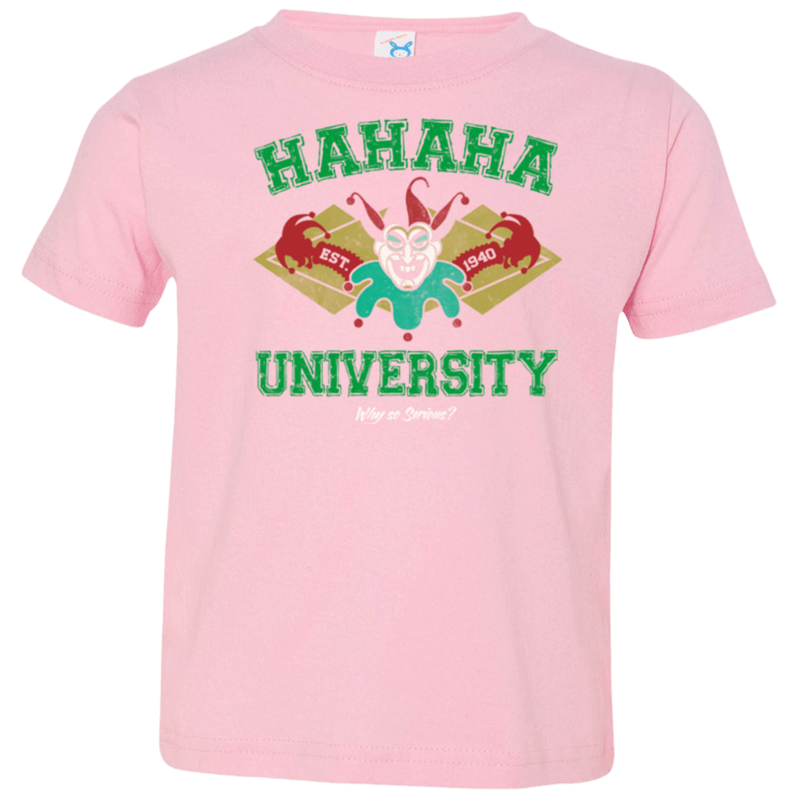 T-Shirts Pink / 2T Hahaha University Toddler Premium T-Shirt