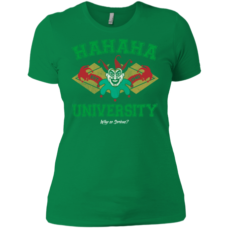 T-Shirts Kelly Green / X-Small Hahaha University Women's Premium T-Shirt