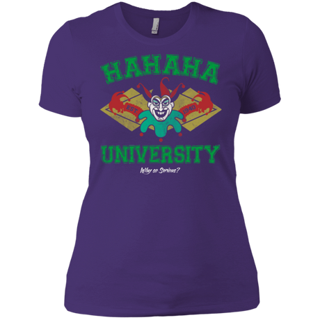 T-Shirts Purple / X-Small Hahaha University Women's Premium T-Shirt