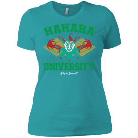 T-Shirts Tahiti Blue / X-Small Hahaha University Women's Premium T-Shirt
