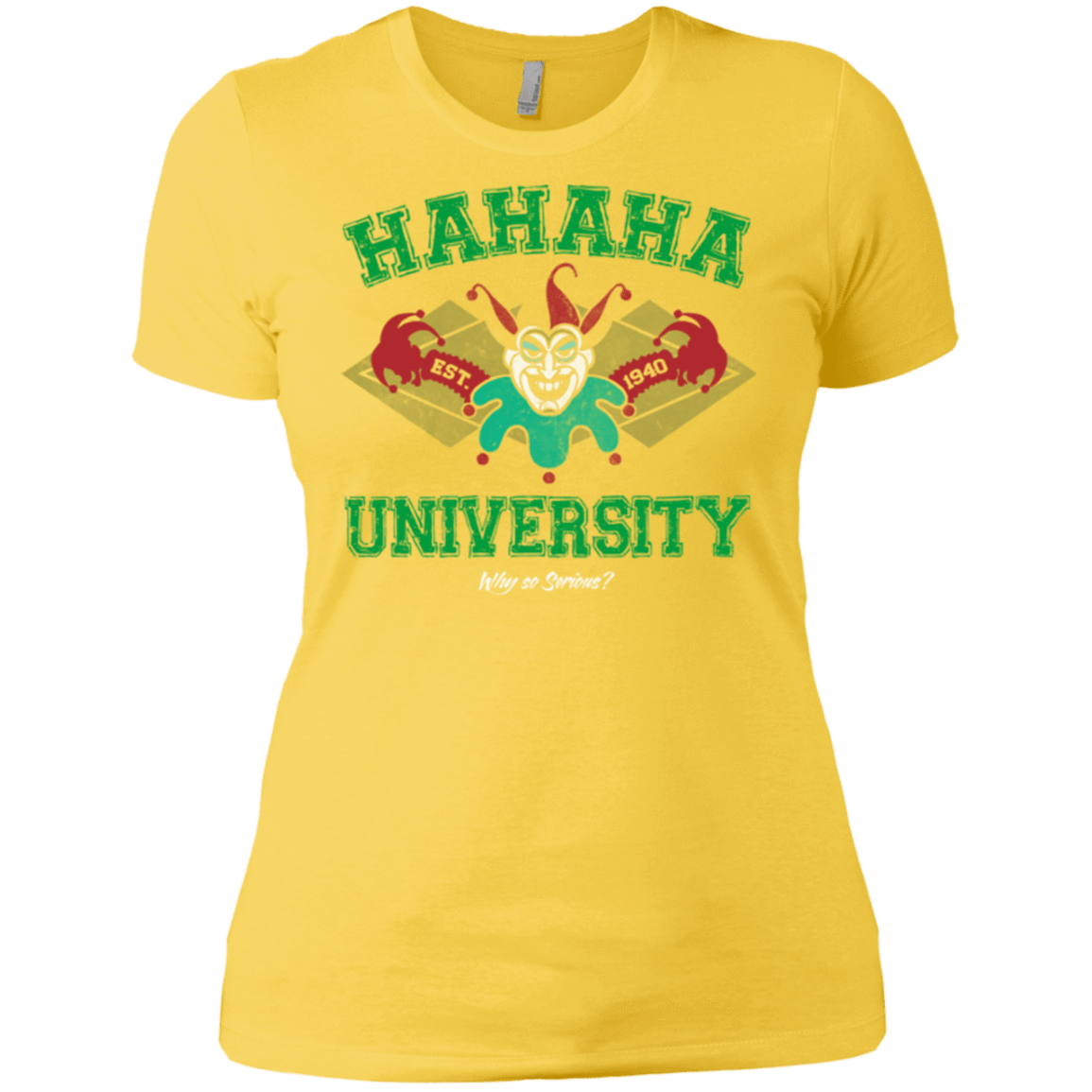 T-Shirts Vibrant Yellow / X-Small Hahaha University Women's Premium T-Shirt