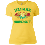 T-Shirts Vibrant Yellow / X-Small Hahaha University Women's Premium T-Shirt