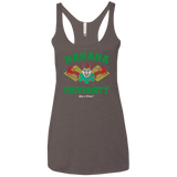 T-Shirts Macchiato / X-Small Hahaha University Women's Triblend Racerback Tank