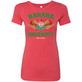 T-Shirts Vintage Red / Small Hahaha University Women's Triblend T-Shirt