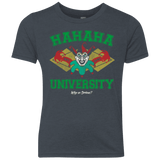 T-Shirts Vintage Navy / YXS Hahaha University Youth Triblend T-Shirt