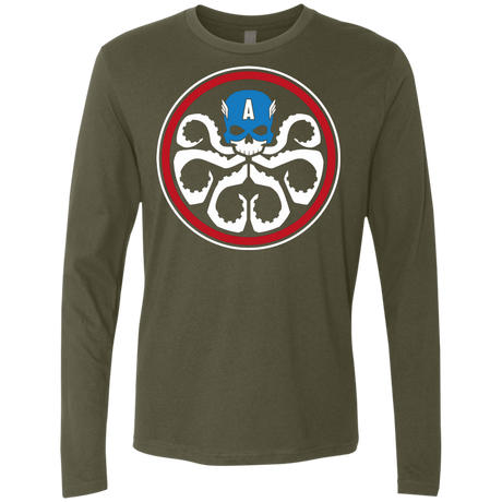 T-Shirts Military Green / Small Hail America Men's Premium Long Sleeve