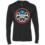 T-Shirts Vintage Black / X-Small Hail America Triblend Long Sleeve Hoodie Tee