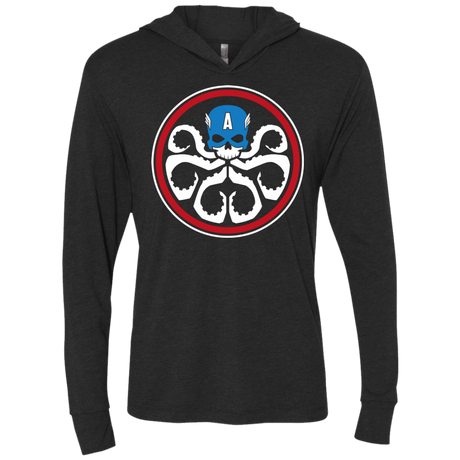 T-Shirts Vintage Black / X-Small Hail America Triblend Long Sleeve Hoodie Tee