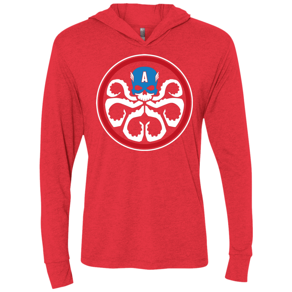 T-Shirts Vintage Red / X-Small Hail America Triblend Long Sleeve Hoodie Tee