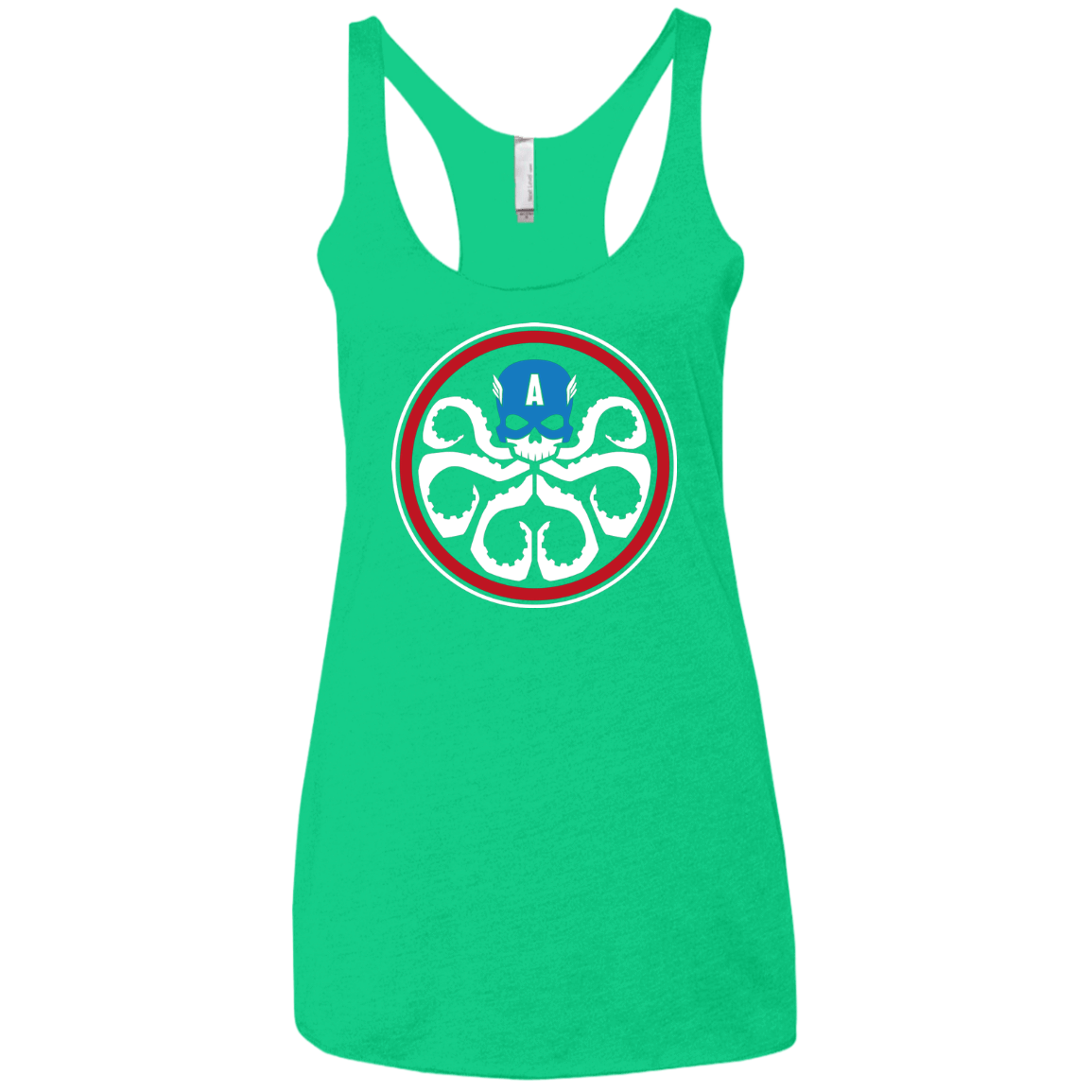 T-Shirts Envy / X-Small Hail America Women's Triblend Racerback Tank