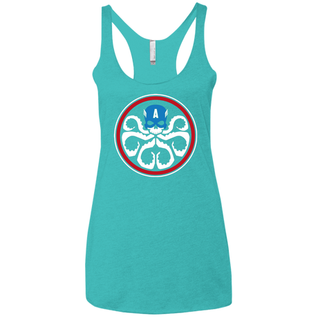 T-Shirts Tahiti Blue / X-Small Hail America Women's Triblend Racerback Tank