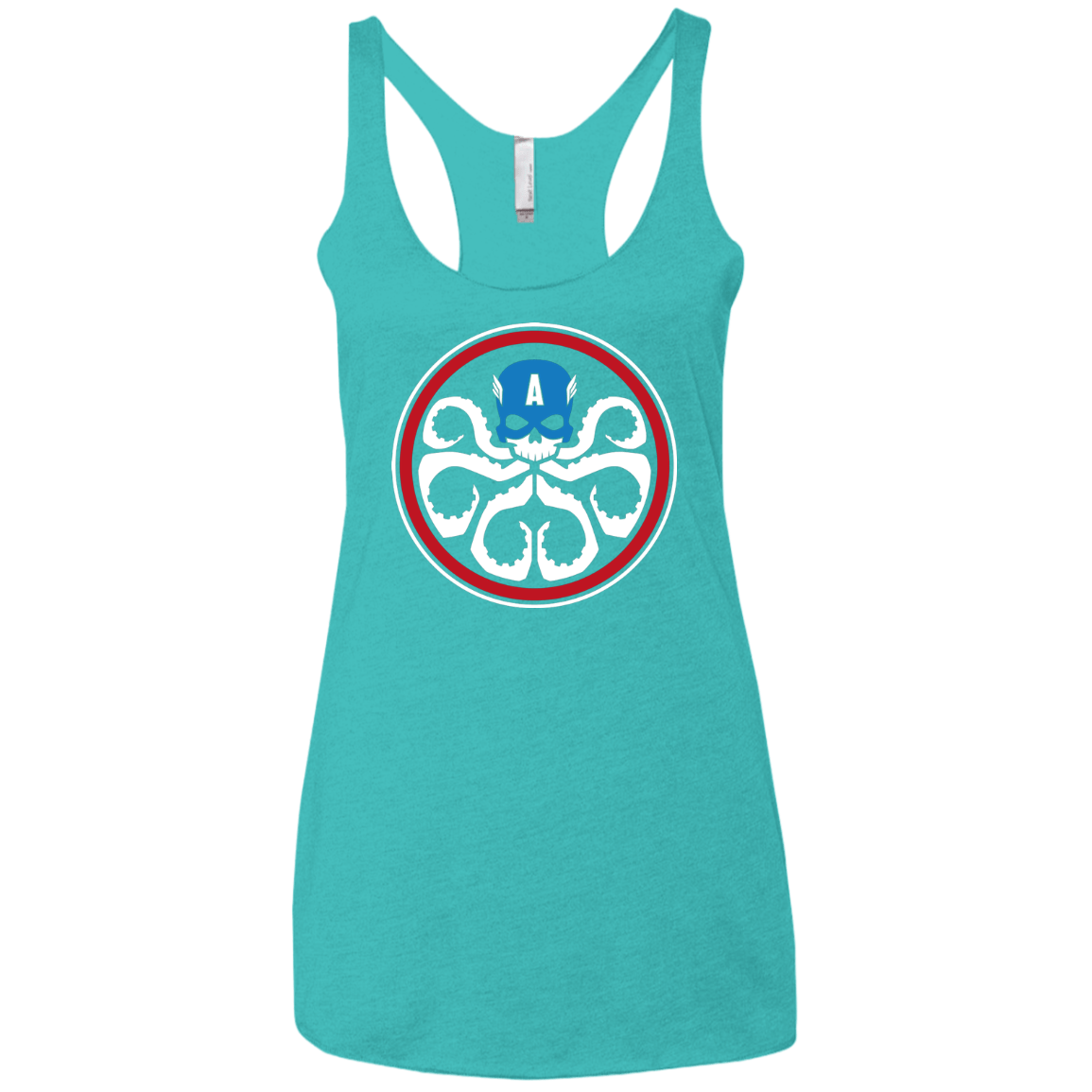 T-Shirts Tahiti Blue / X-Small Hail America Women's Triblend Racerback Tank