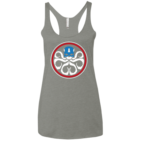 T-Shirts Venetian Grey / X-Small Hail America Women's Triblend Racerback Tank