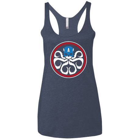 T-Shirts Vintage Navy / X-Small Hail America Women's Triblend Racerback Tank