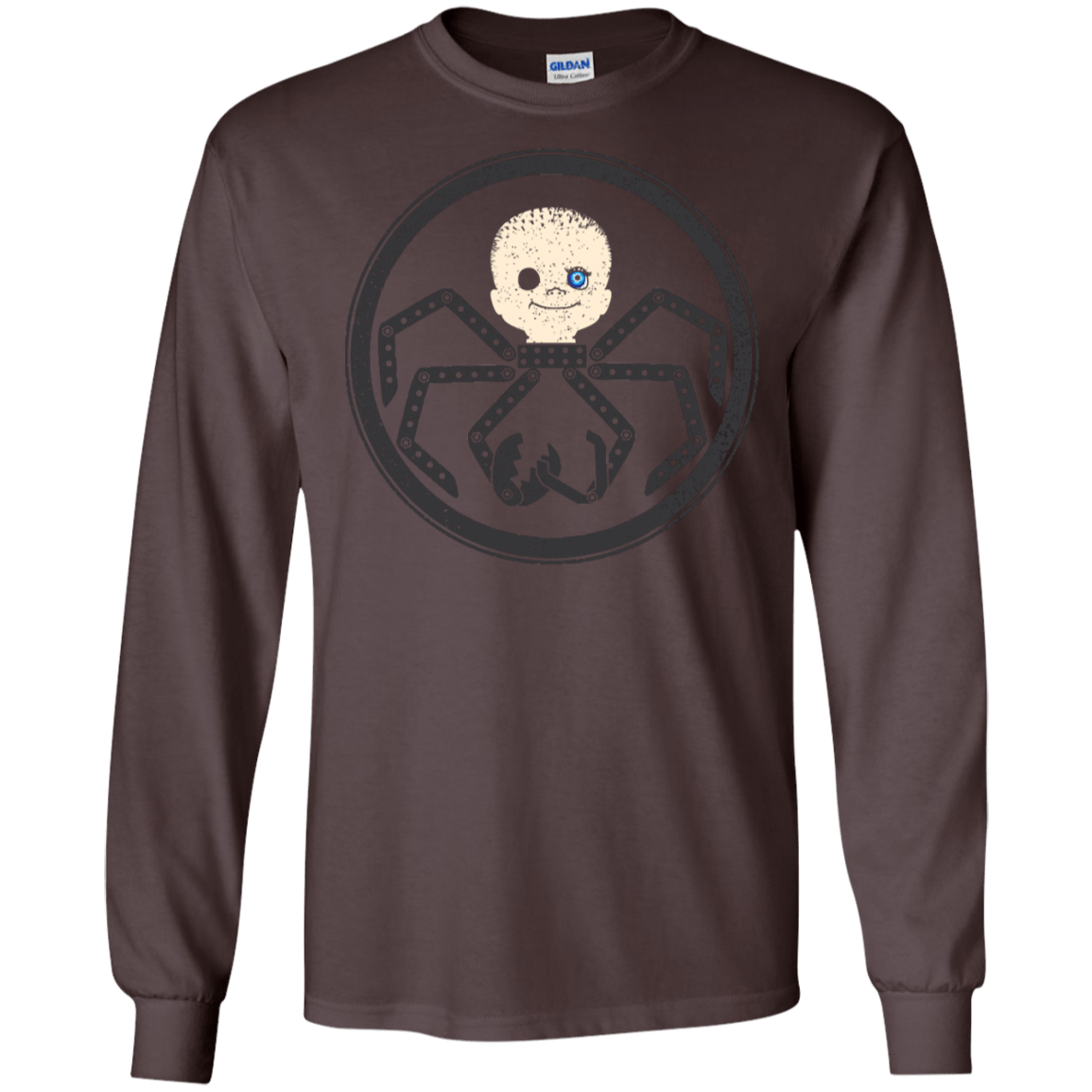 T-Shirts Dark Chocolate / S Hail Babyface Men's Long Sleeve T-Shirt