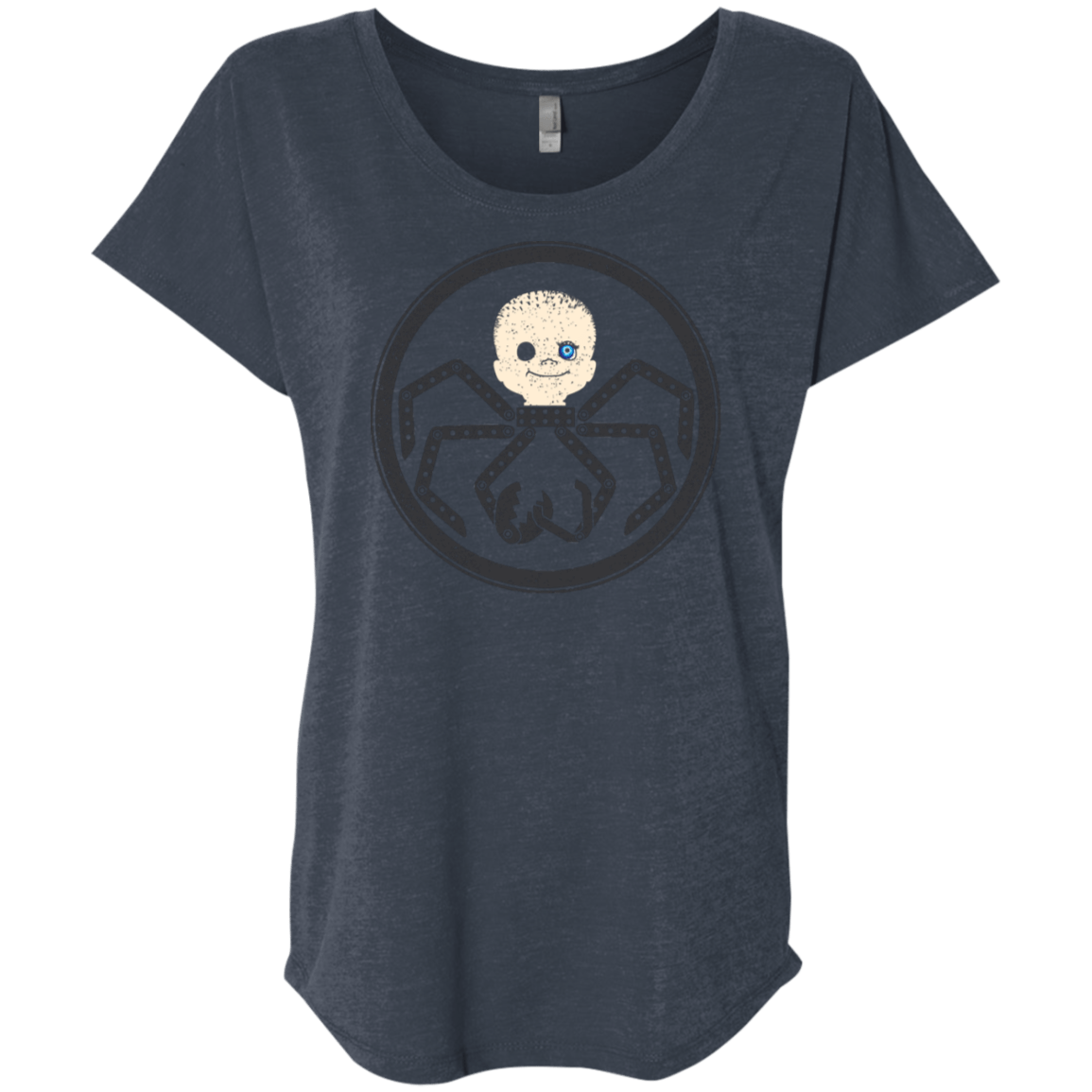 T-Shirts Vintage Navy / X-Small Hail Babyface Triblend Dolman Sleeve