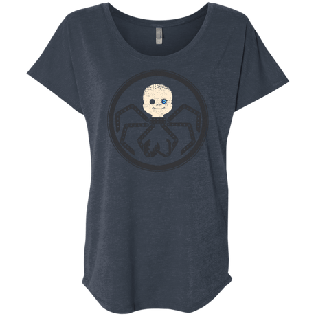 T-Shirts Vintage Navy / X-Small Hail Babyface Triblend Dolman Sleeve