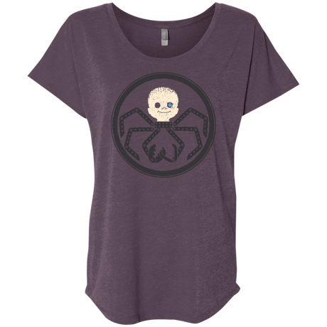 T-Shirts Vintage Purple / X-Small Hail Babyface Triblend Dolman Sleeve