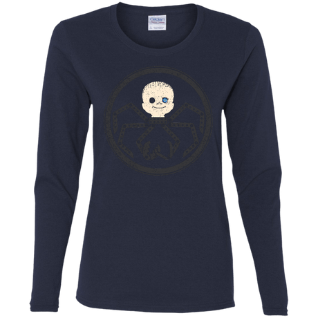 T-Shirts Navy / S Hail Babyface Women's Long Sleeve T-Shirt