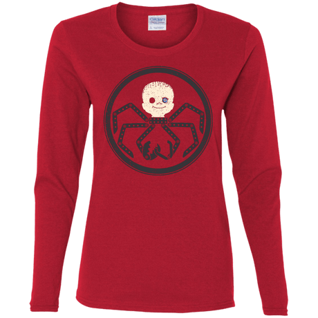 T-Shirts Red / S Hail Babyface Women's Long Sleeve T-Shirt