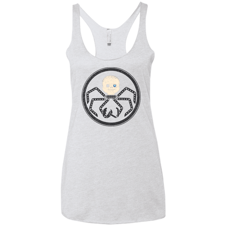 T-Shirts Heather White / X-Small Hail Babyface Women's Triblend Racerback Tank