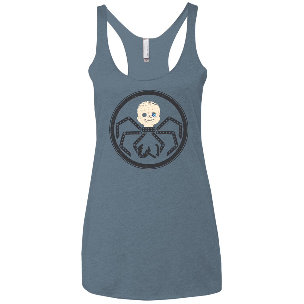 T-Shirts Indigo / X-Small Hail Babyface Women's Triblend Racerback Tank