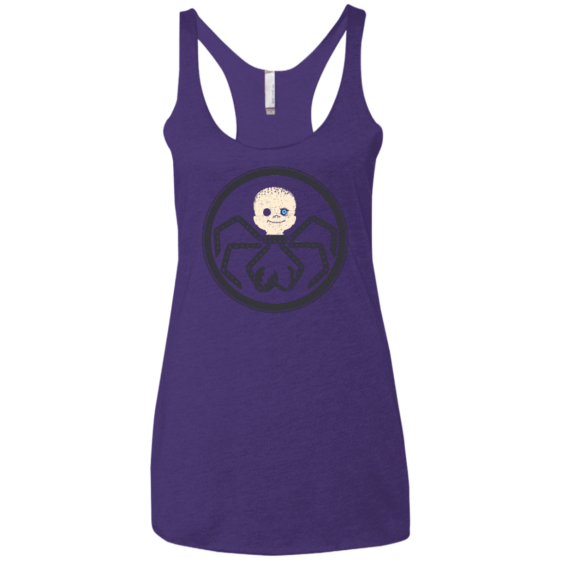 T-Shirts Purple Rush / X-Small Hail Babyface Women's Triblend Racerback Tank