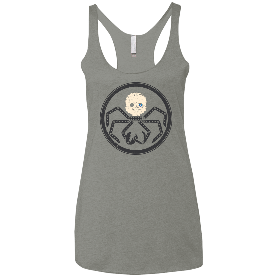 T-Shirts Venetian Grey / X-Small Hail Babyface Women's Triblend Racerback Tank
