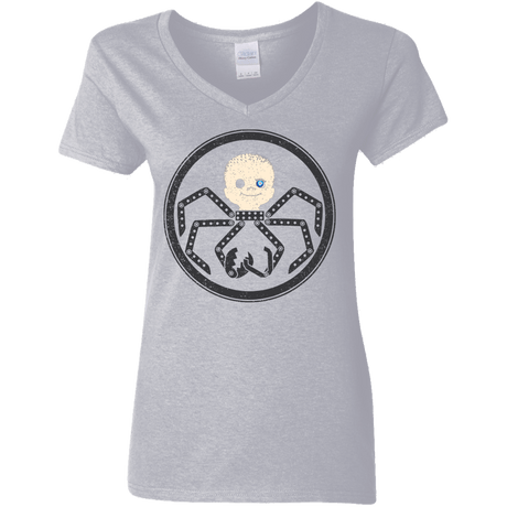 T-Shirts Sport Grey / S Hail Babyface Women's V-Neck T-Shirt