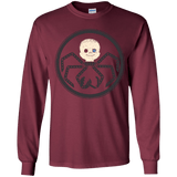 T-Shirts Maroon / YS Hail Babyface Youth Long Sleeve T-Shirt