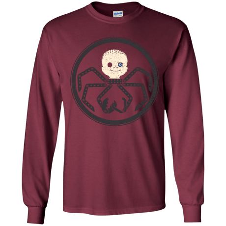 T-Shirts Maroon / YS Hail Babyface Youth Long Sleeve T-Shirt