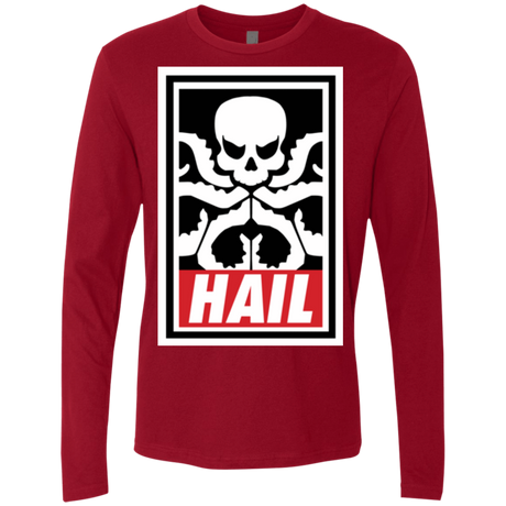 T-Shirts Cardinal / Small Hail Hydra Men's Premium Long Sleeve