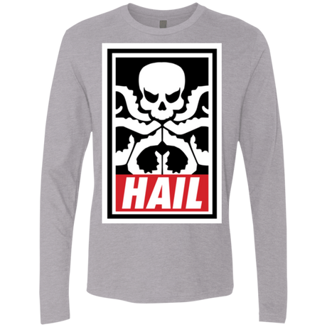 T-Shirts Heather Grey / Small Hail Hydra Men's Premium Long Sleeve