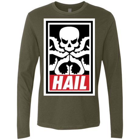 T-Shirts Military Green / Small Hail Hydra Men's Premium Long Sleeve