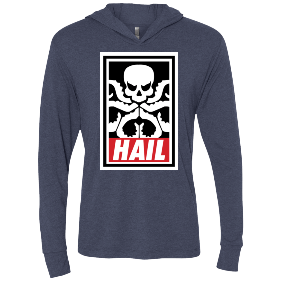 T-Shirts Vintage Navy / X-Small Hail Hydra Triblend Long Sleeve Hoodie Tee