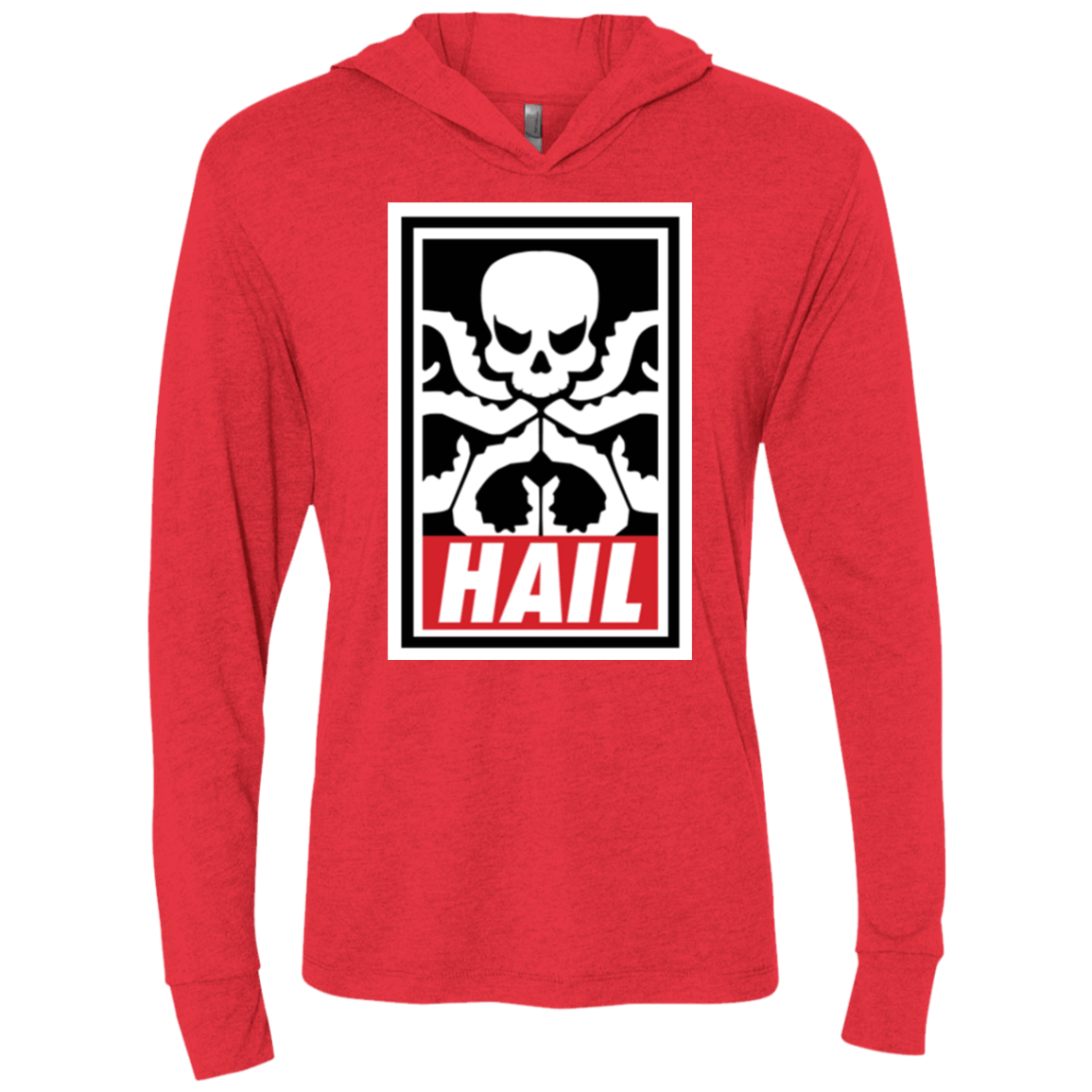T-Shirts Vintage Red / X-Small Hail Hydra Triblend Long Sleeve Hoodie Tee
