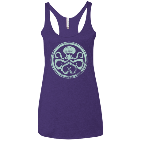 T-Shirts Purple / X-Small Hail Squidra Women's Triblend Racerback Tank