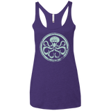 T-Shirts Purple / X-Small Hail Squidra Women's Triblend Racerback Tank