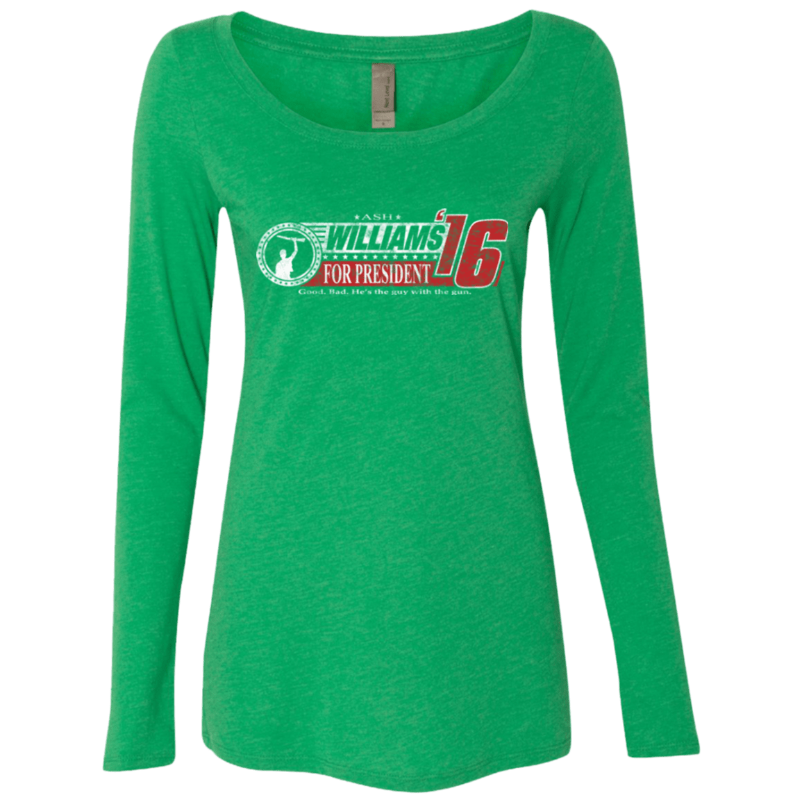 T-Shirts Envy / Small Hail To The Chief Women's Triblend Long Sleeve Shirt