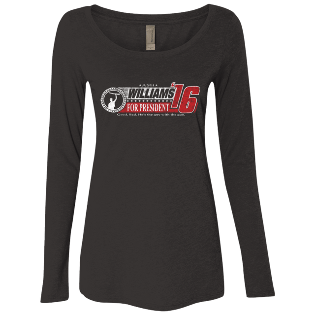 T-Shirts Vintage Black / Small Hail To The Chief Women's Triblend Long Sleeve Shirt