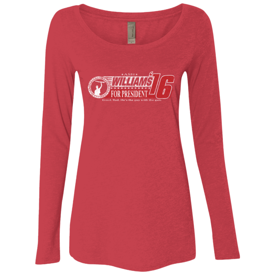 T-Shirts Vintage Red / Small Hail To The Chief Women's Triblend Long Sleeve Shirt