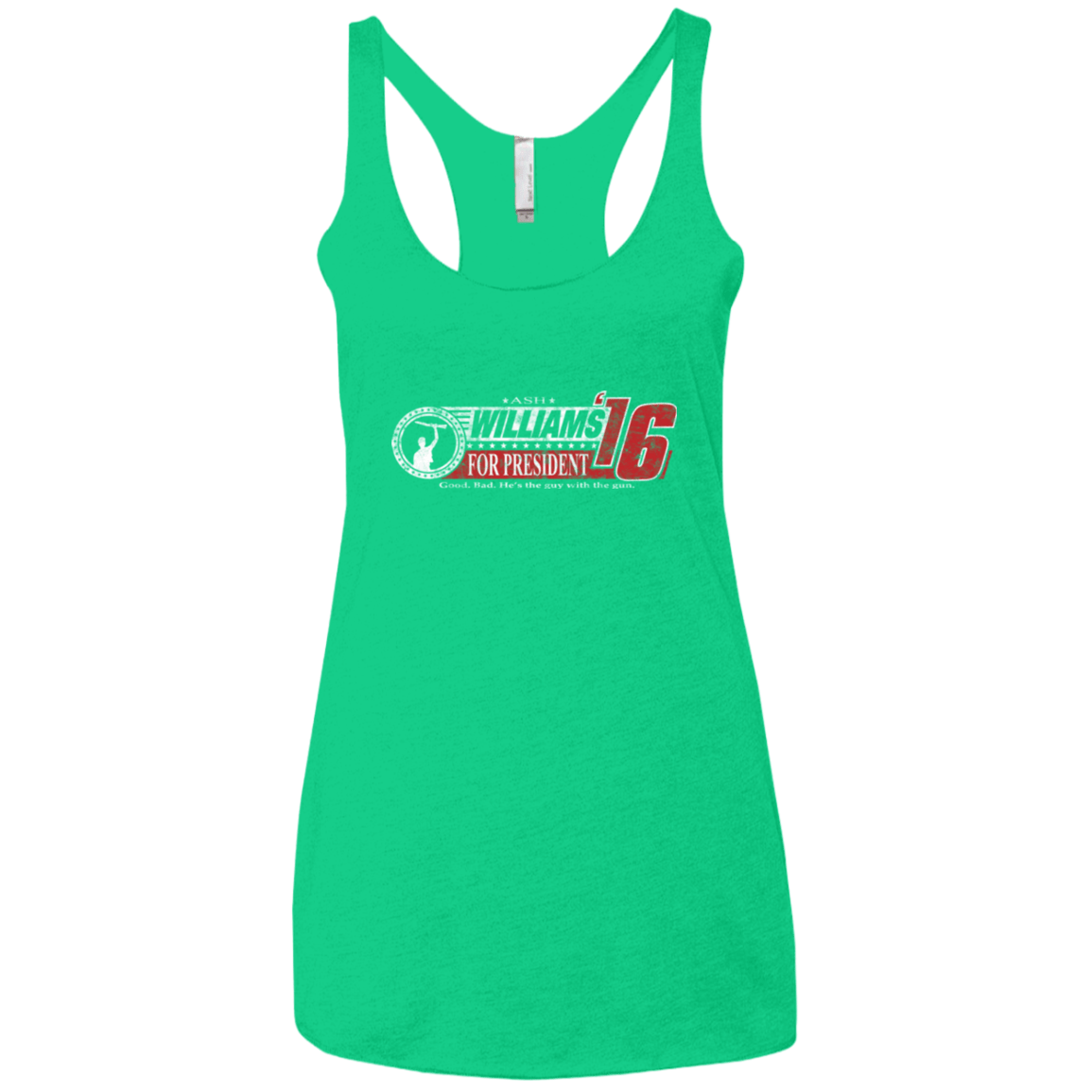 T-Shirts Envy / X-Small Hail To The Chief Women's Triblend Racerback Tank