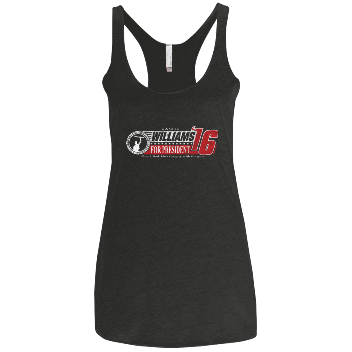 T-Shirts Vintage Black / X-Small Hail To The Chief Women's Triblend Racerback Tank