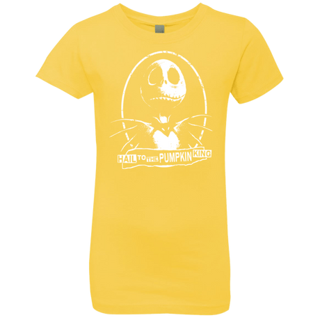 T-Shirts Vibrant Yellow / YXS Hail To The King Girls Premium T-Shirt